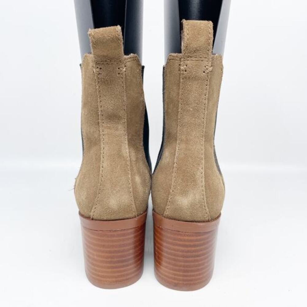 Steve Madden Women's Rhiannon Chelsea Boot‎ Cognac Suede Size 6.5M - Picture 4 of 15